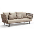 outdoor furniture rope sofa set hotel garden sofa